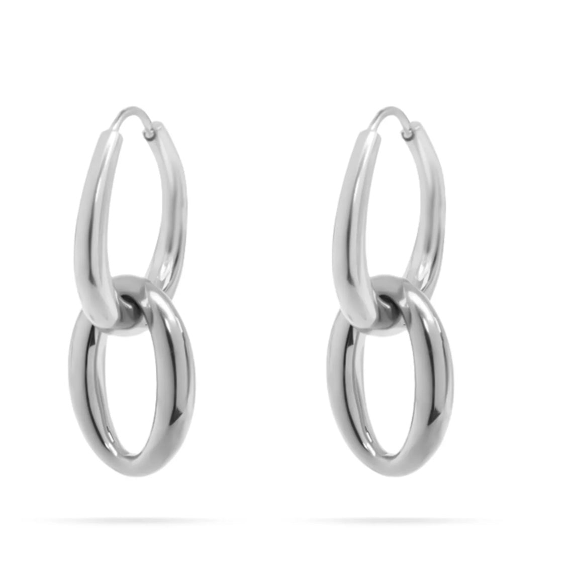 Double hoop earrings