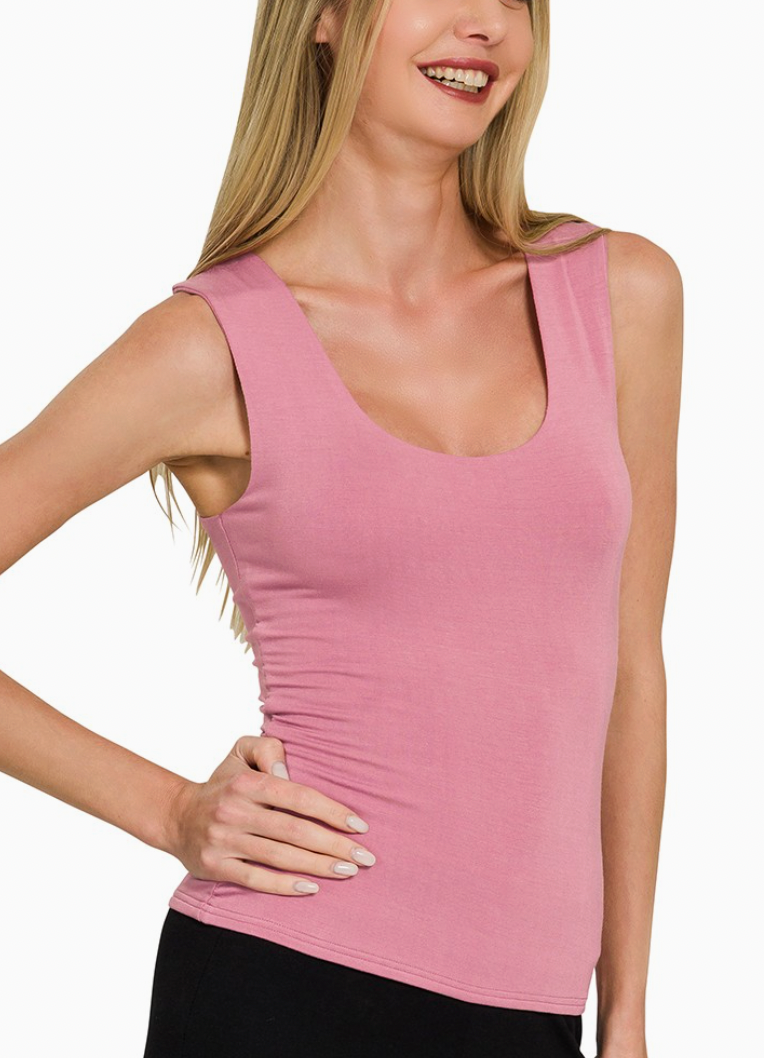 zenana double layered tank (two colors)
