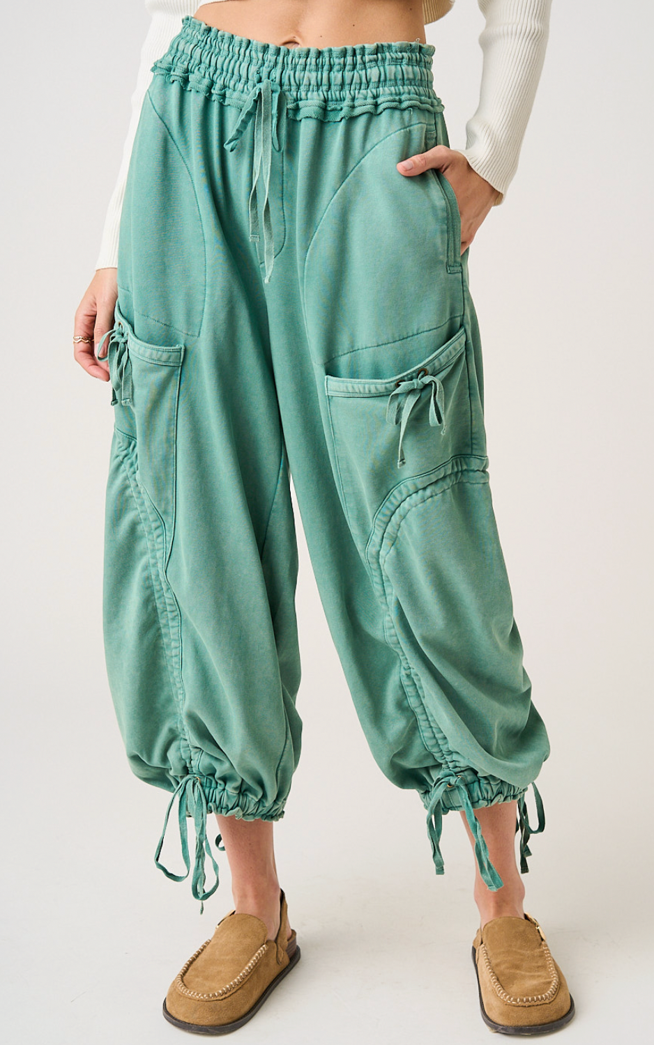 Green pants