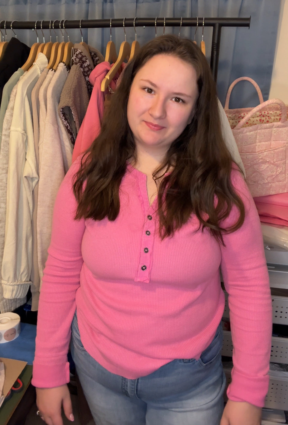 Sweet escape henley top