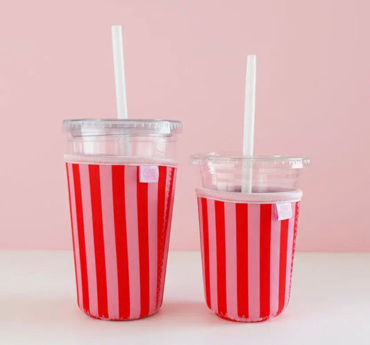 Pink stripe cozy