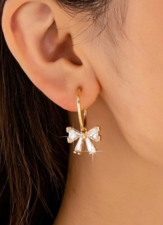 Crystal bow hoops