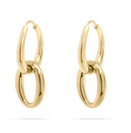 Double hoop earrings