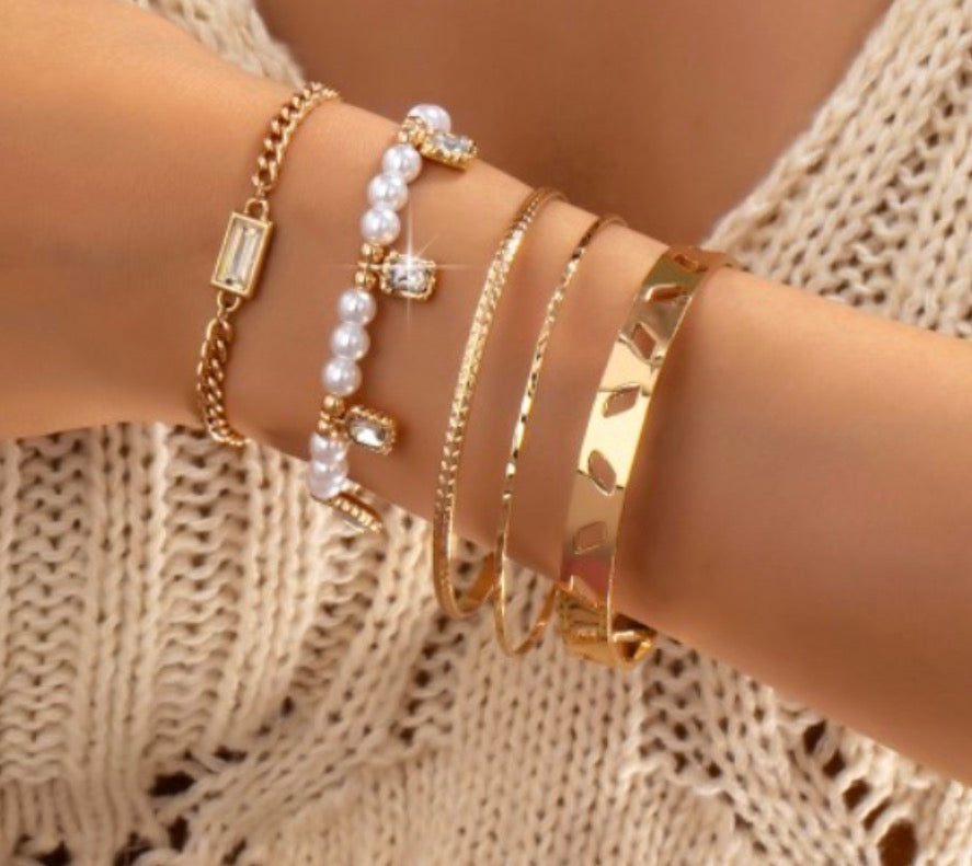 5 piece bracelet set