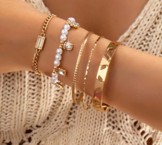 5 piece bracelet set