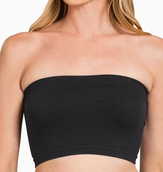ZENANA black 7in bandeau